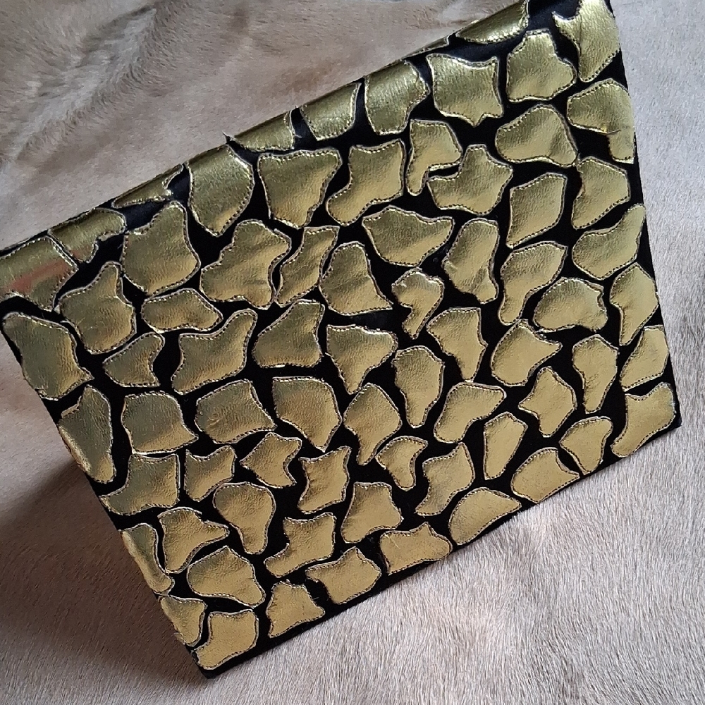 Velentino Garavani Night Gold Clutch